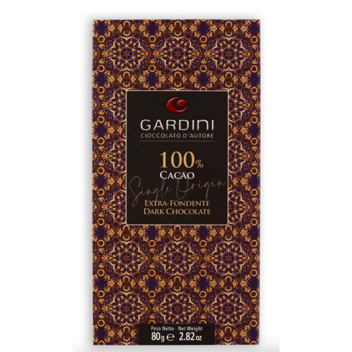 Tavoletta fondente 100% cacao monorigine 80g