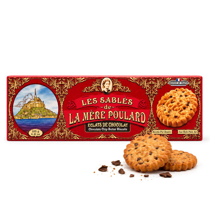 Biscotti Sablés con gocce di Cioccolato 125g
