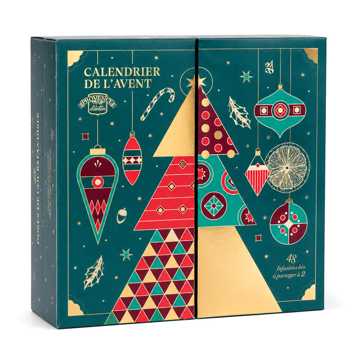 Calendario dell'avvento con 48 tè e tisane BIO