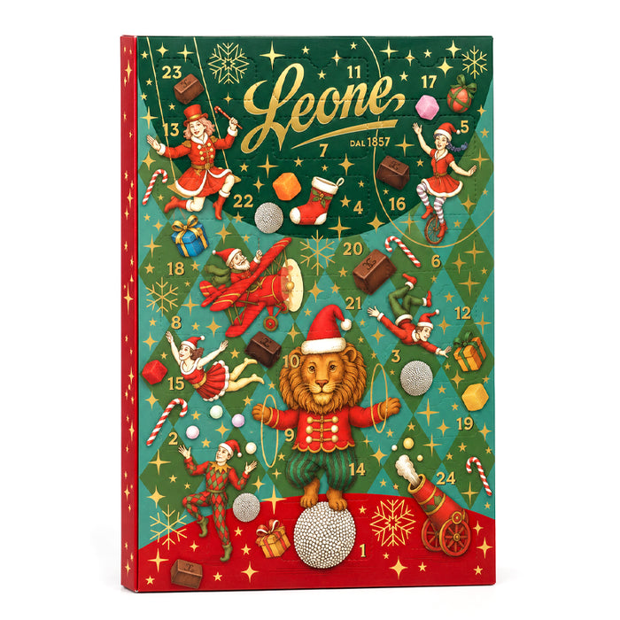 Calendario dell'Avvento con dolcezze Leone 216g