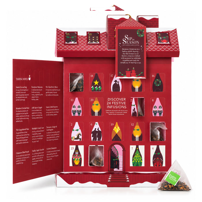Calendario dell'Avvento "Townhouse" con tè e tisane BIO