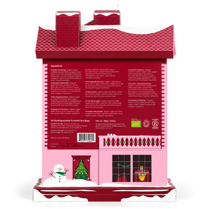 Calendario dell'Avvento "Townhouse" con tè e tisane BIO