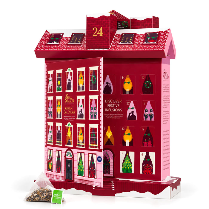 Calendario dell'Avvento "Townhouse" con tè e tisane BIO