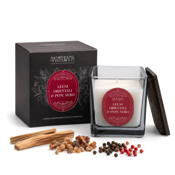 Candle Oriental Woods and Black Pepper 200g