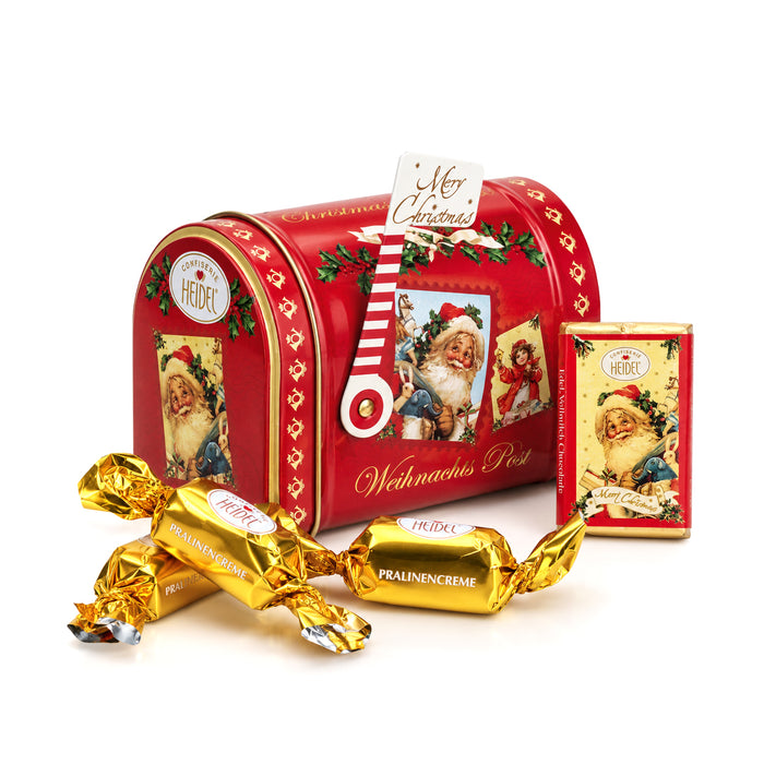 Christmas letterbox with chocolates 95g