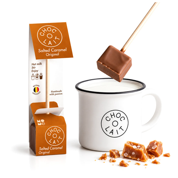 Cioccolata Calda su Stecco al Caramello Salato 33g