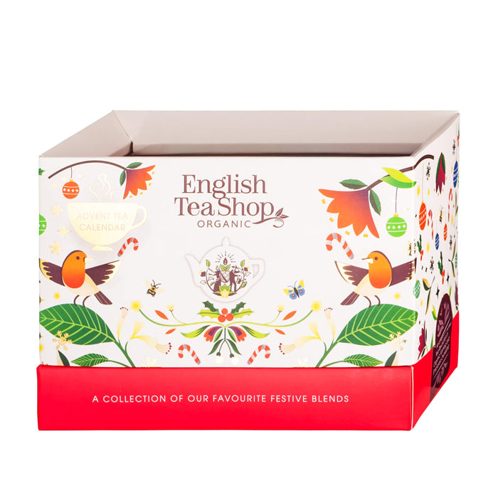 Calendario dell'Avvento "White Xmas Countdown" con tè e tisane BIO