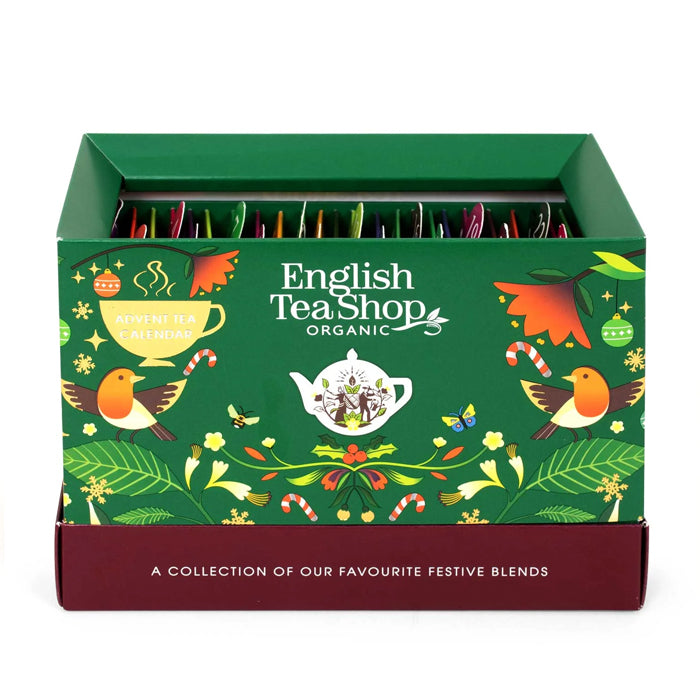 Calendario dell'Avvento "Green Xmas Countdown" con tè e tisane BIO