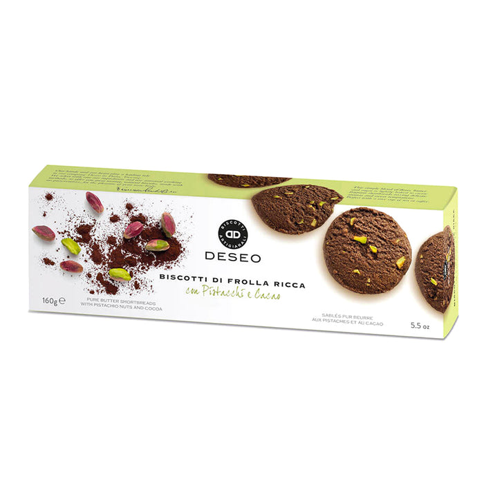 Frolla con pistacchi e cacao 160g