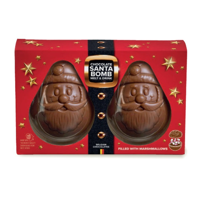 Chocolate Bomb "Babbo Natale" con mini marshmallows 45g