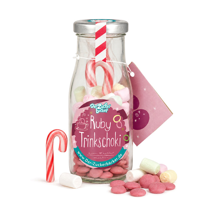 Kit Cioccolata calda Ruby con Mini Marshmallow 45g
