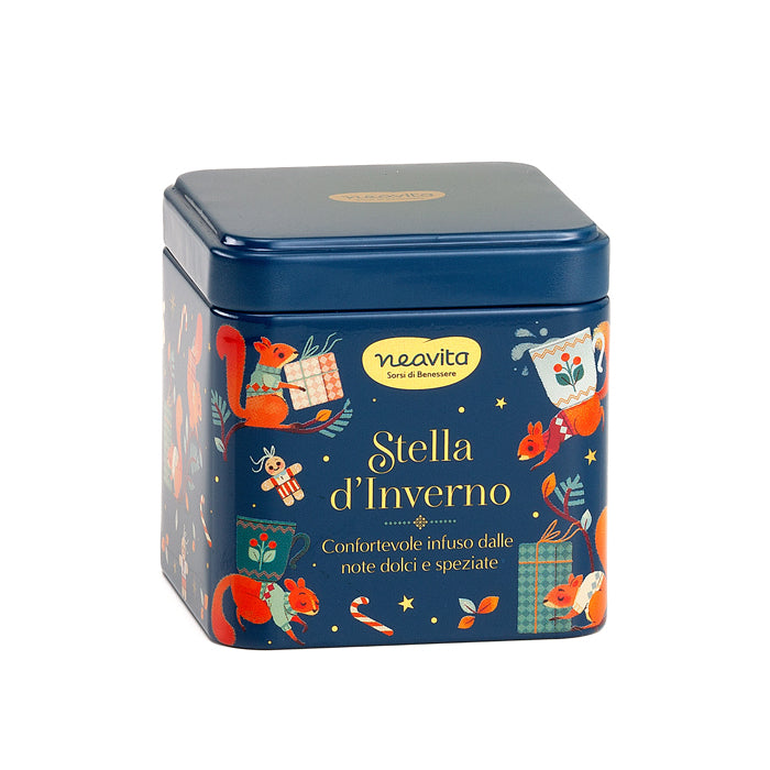 Golden Christmas ball with Casa Dolce Casa herbal tea