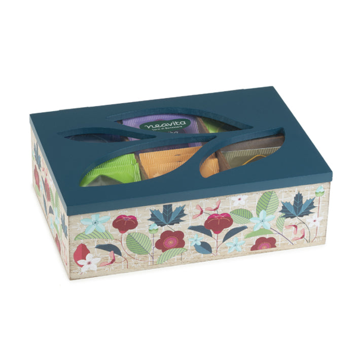 Cofanetto in Legno azzurro con 30 filtri BIO