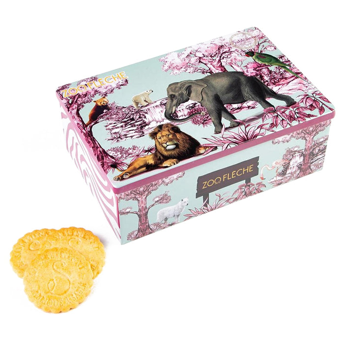 Scatola ‘Zoo de la Fleche’ con biscotti Sablè al Burro 250g