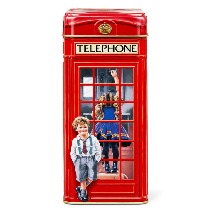 Salvadanaio "Cabina Telefonica" con Toffee inglesi 150g