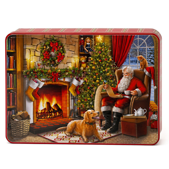Scatola "Santa by fire" con biscotti inglesi 300g