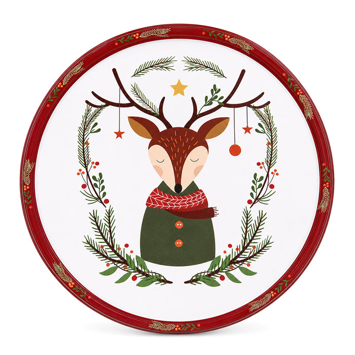 Scatola "Xmas Woodland" con biscotti 400g (Renna)