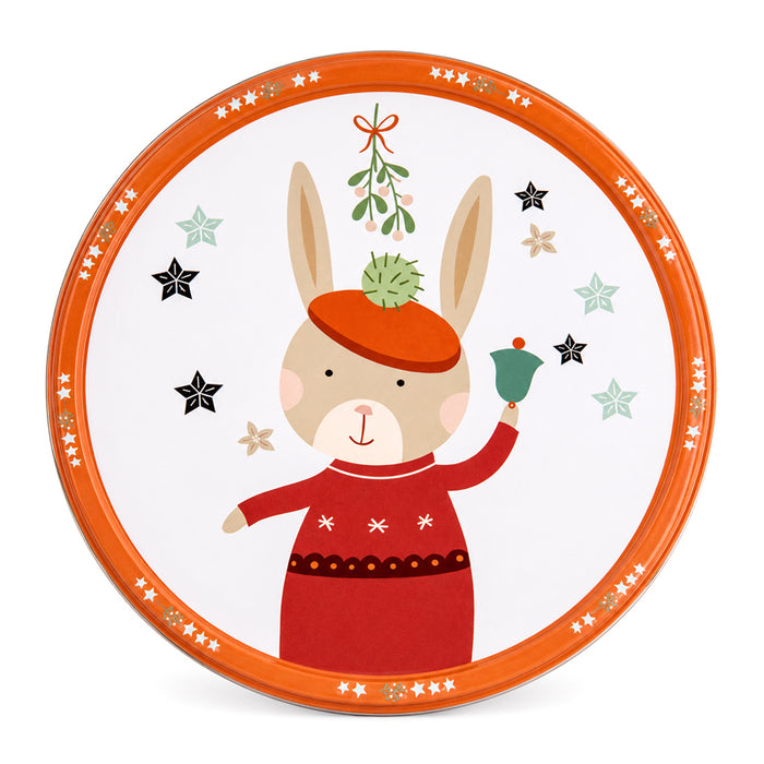 Scatola "Xmas Woodland" con biscotti 400g (Bunny)