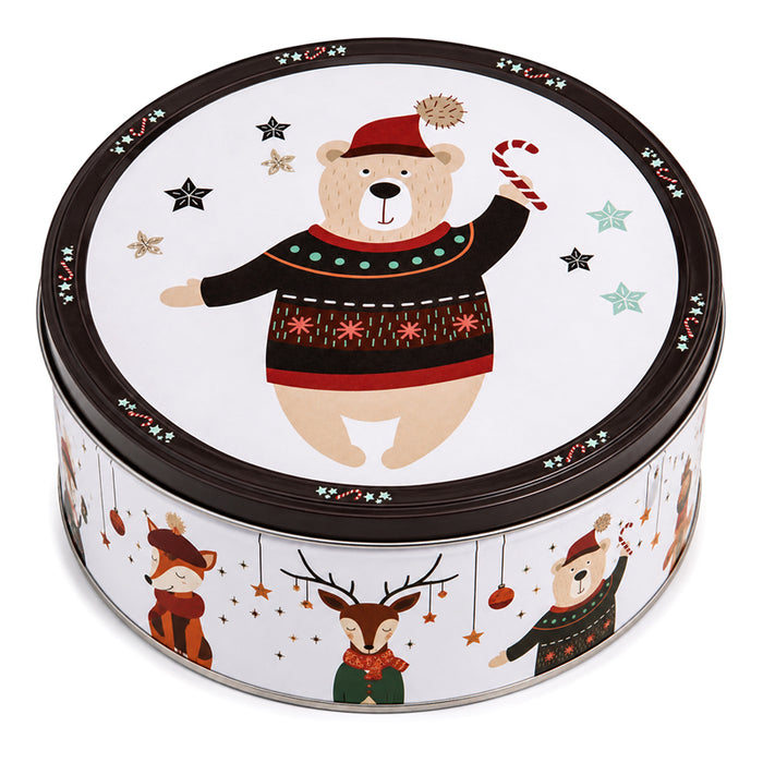 Scatola "Xmas Woodland" con biscotti 400g (Orso)