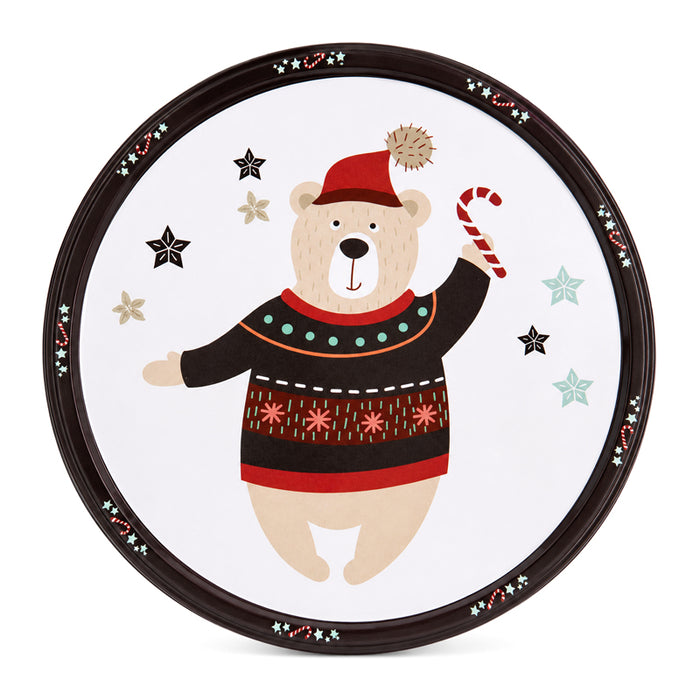 Scatola "Xmas Woodland" con biscotti 400g (Orso)