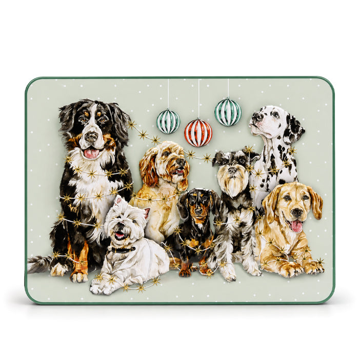 Scatola "Dog Baubles" con Biscotti inglesi 300g