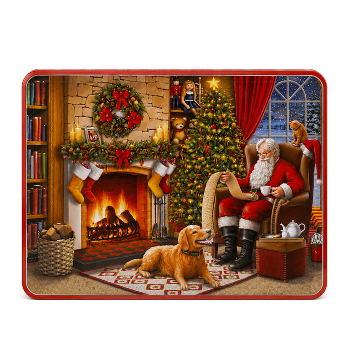 Scatola "Santa by fire" con biscotti inglesi 300g