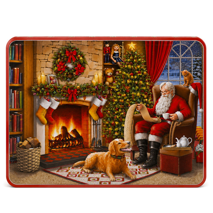 Scatola "Santa by fire" con biscotti inglesi 300g