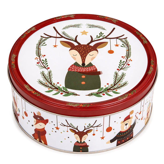 Scatola "Xmas Woodland" con biscotti 400g (Renna)