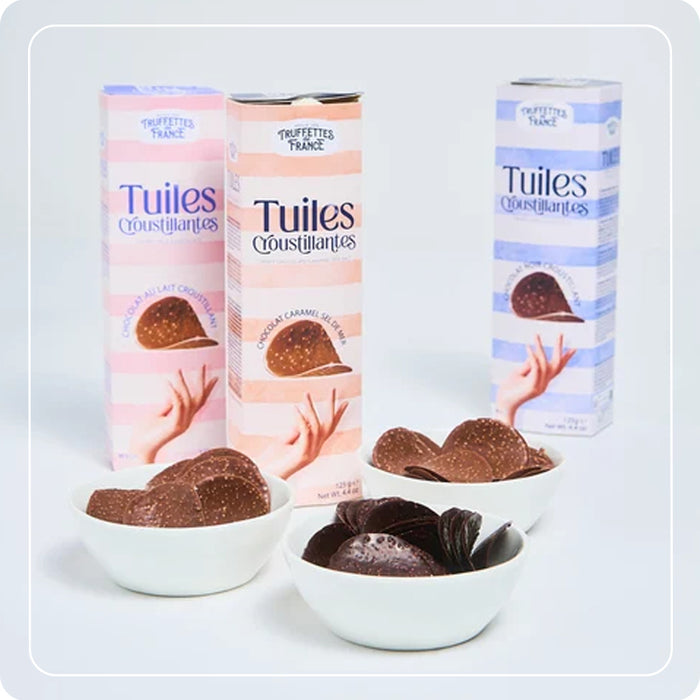 Petali di cioccolato al caramello salato 125g