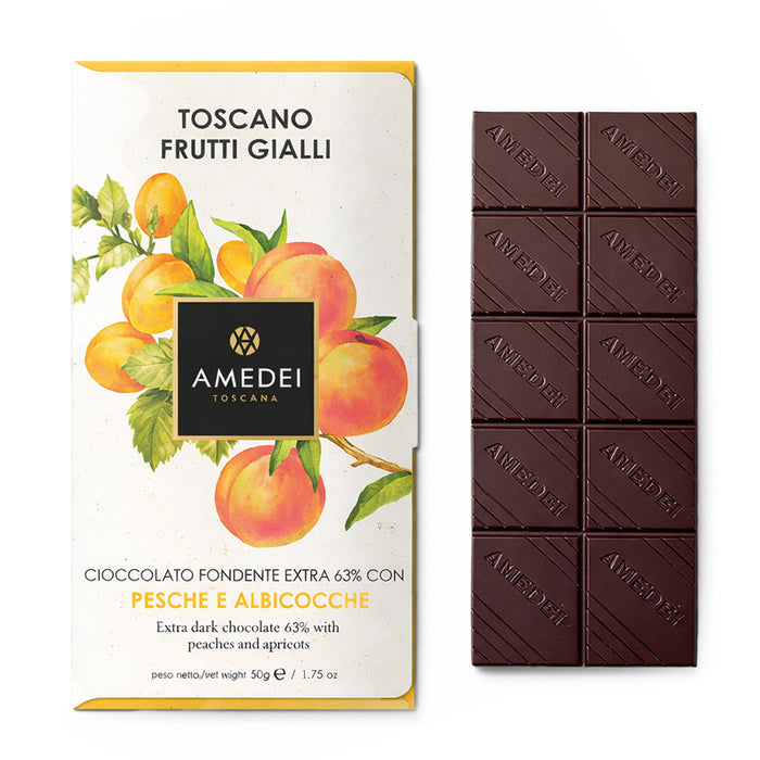 Tavoletta fondente "Toscano Frutti Gialli" 50g
