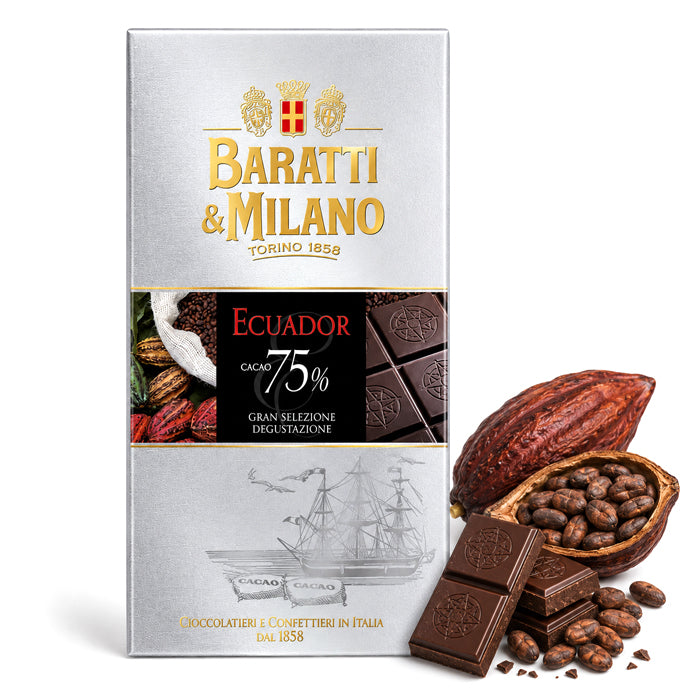 Tavoletta Extra Fondente 75% Ecuador 75g