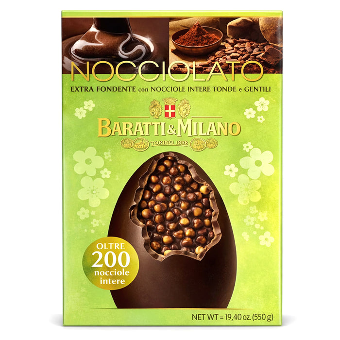 Uovo Nocciolato Extra Fondente 550g