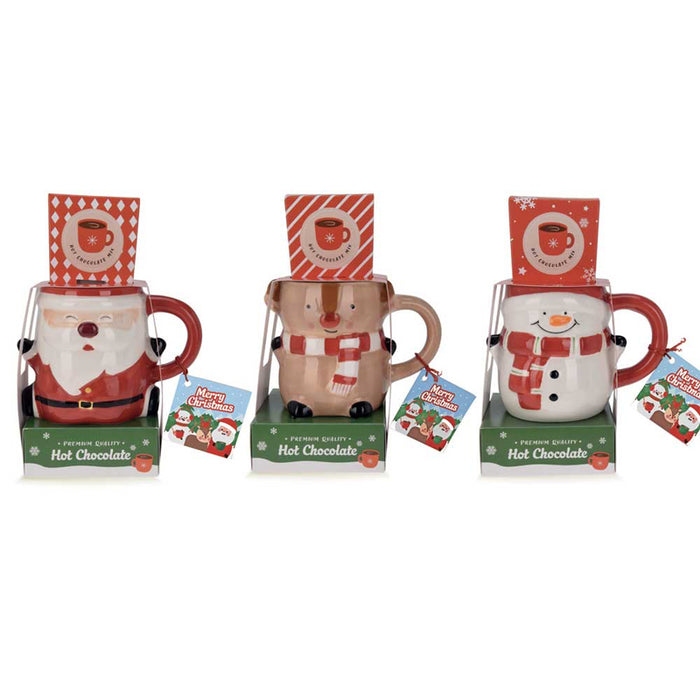 Set cioccolata calda con Mug natalizia