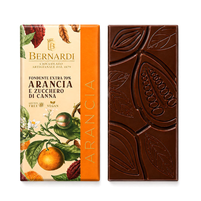 Tavoletta Fondente 70% all'arancia 60g
