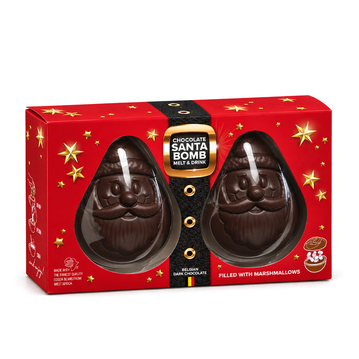 Santa's Chocolate Bombs con mini marshmallows 45g