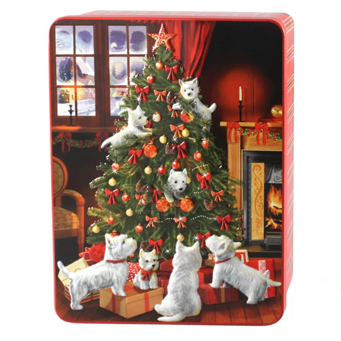 Scatola 'Merry Doggy Christmas' con biscotti inglesi 300g