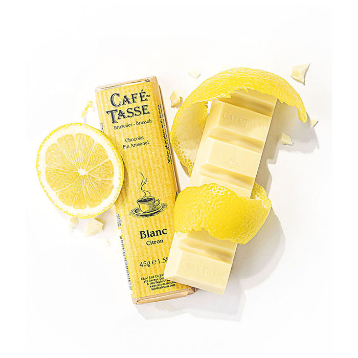 Barretta di cioccolato bianco al limone 45g
