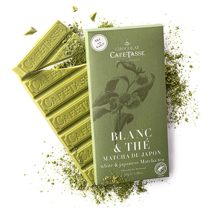 Tavoletta di Cioccolato Bianco al Tè Matcha 85g
