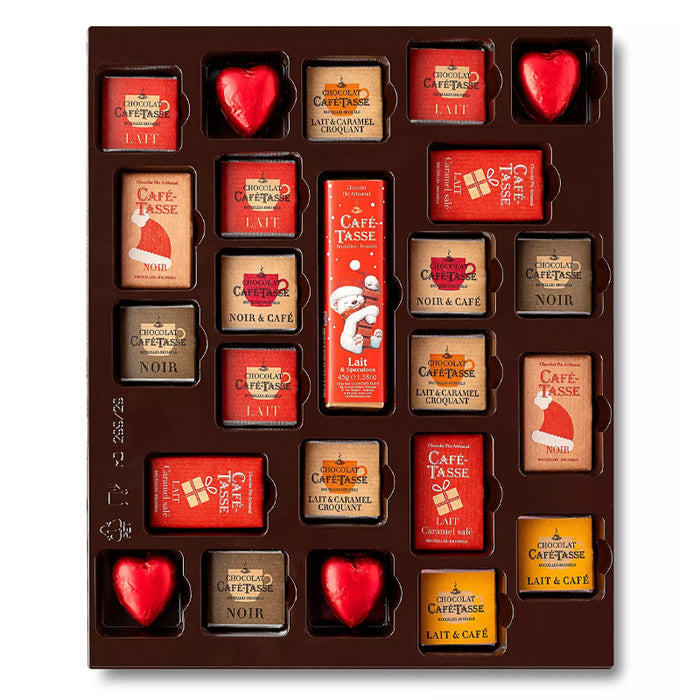 Calendario dell'Avvento Café Tasse con cioccolatini