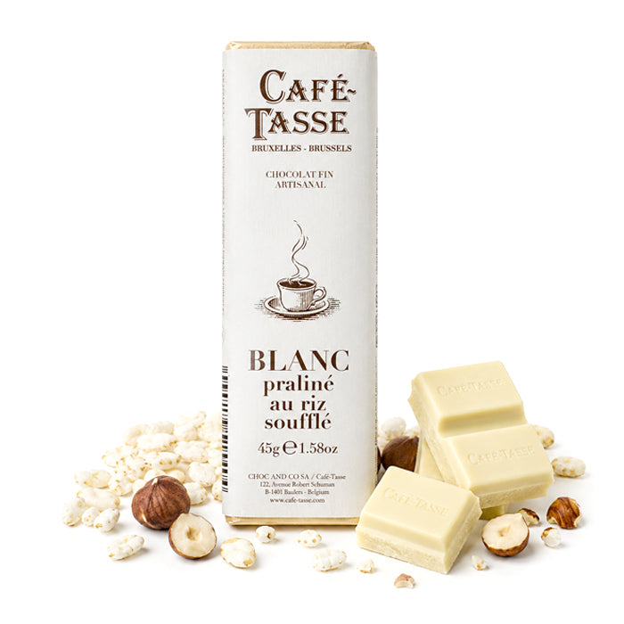 Barretta Bianca con nocciole e riso soffiato 41g