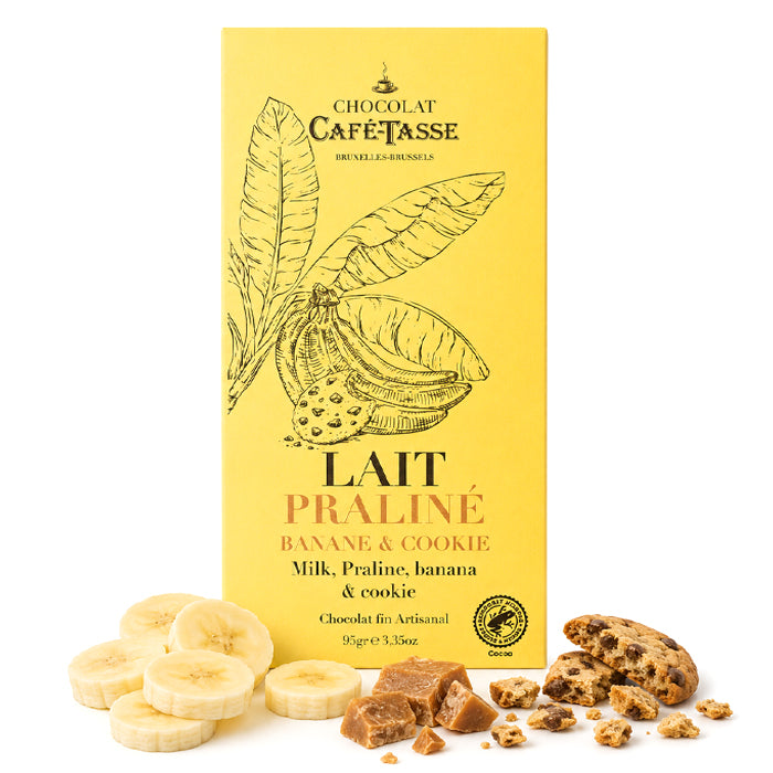 Tavoletta al Latte con Banana e Cookies 95g
