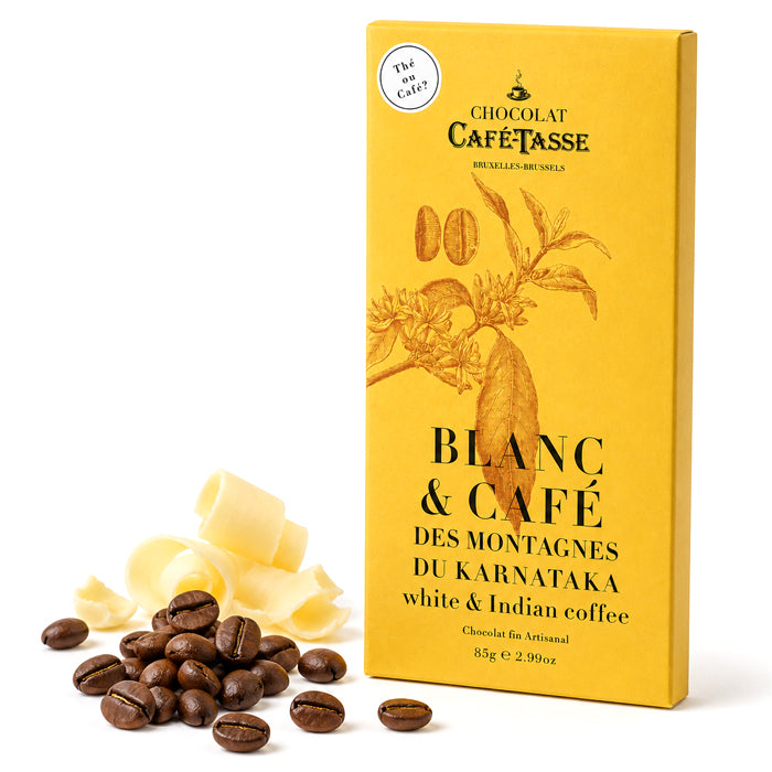 Tavoletta di cioccolato Bianco al caffè 85g