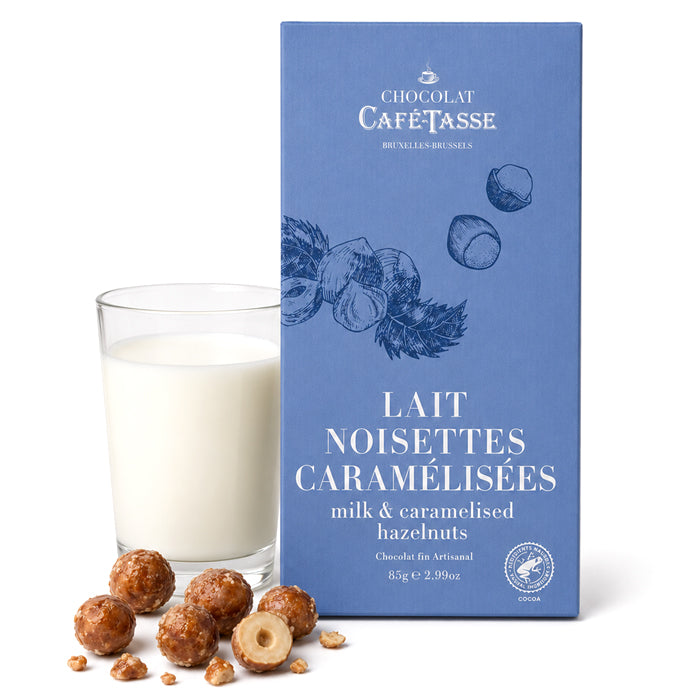 Tavoletta al Latte con nocciole caramellate 85g