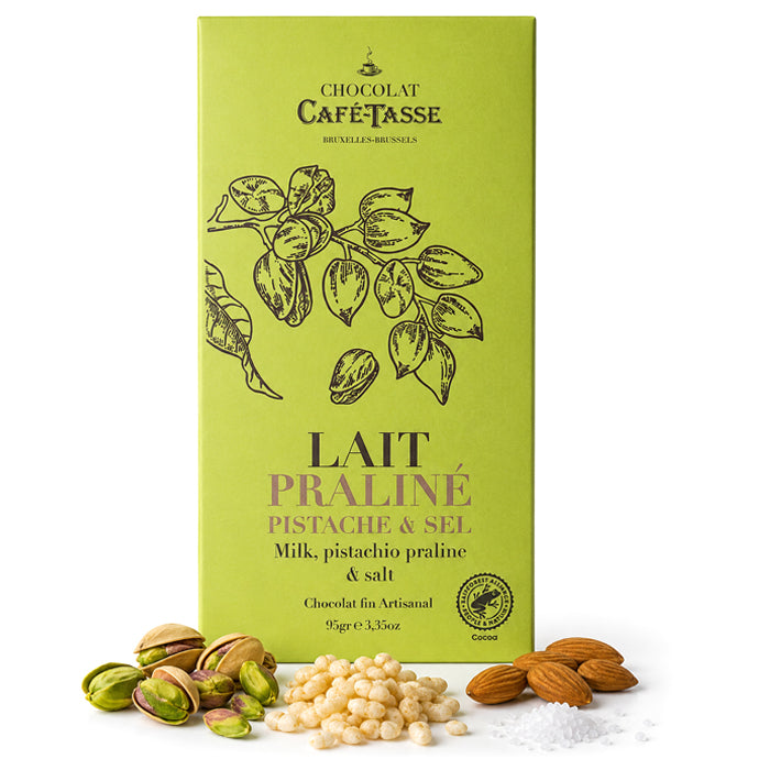 Tavoletta al Latte pralinata al Pistacchio 95g
