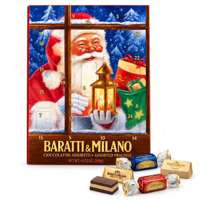 Calendario dell’avvento con cioccolatini Baratti 248g