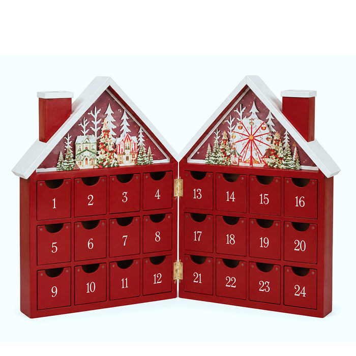 Calendario dell’Avvento in Legno “Christmas House”