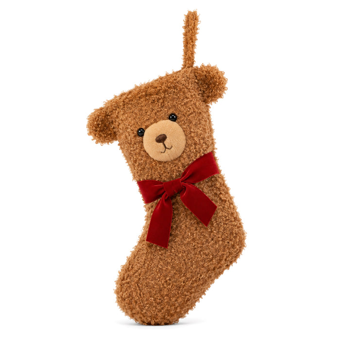 Calza della Befana “Teddy Bear” Bouclé – 50 cm