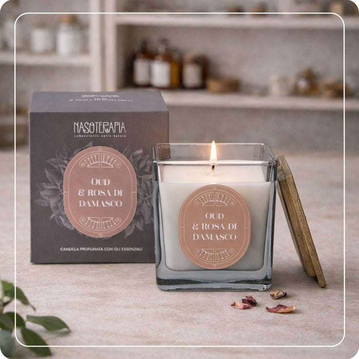Candela Oud e Rosa di Damasco 200g