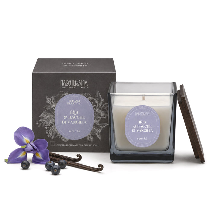 Candela Iris & Bacche di Vaniglia 200g
