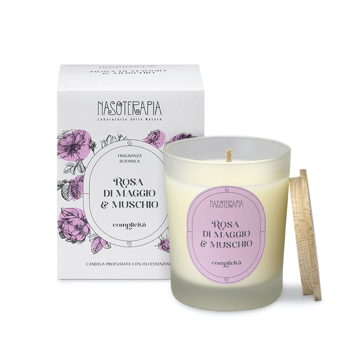 Candela Rosa di Maggio e Muschio 180g